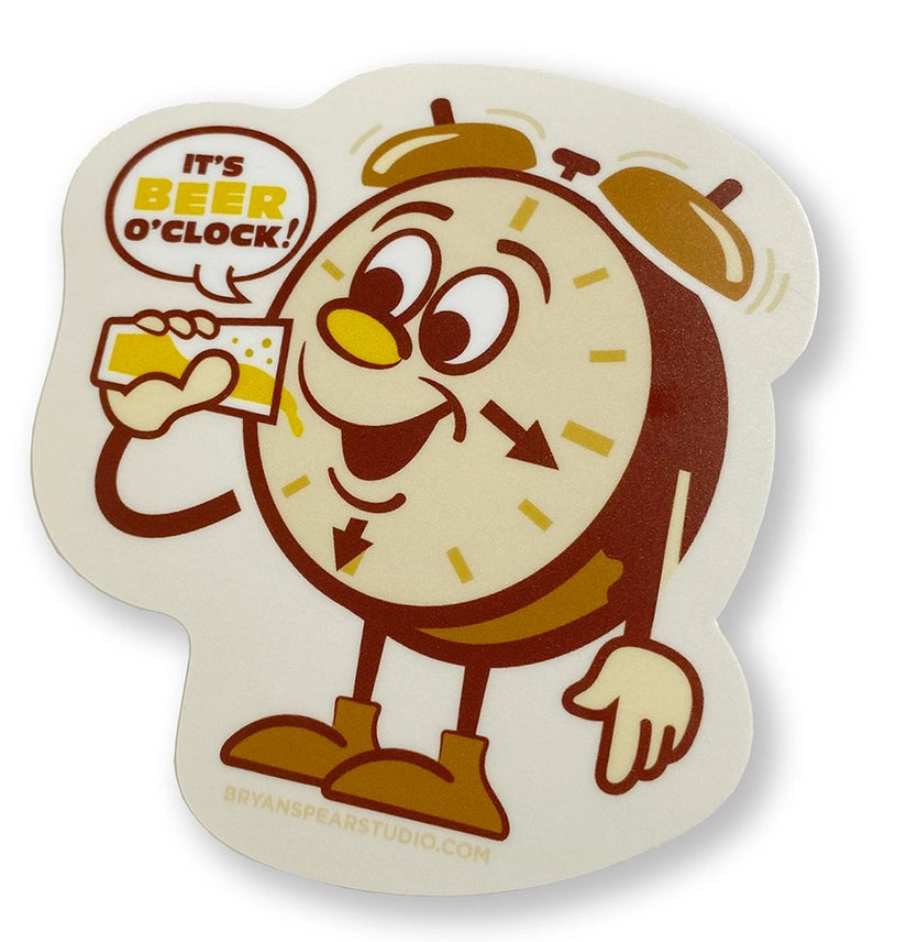 Beer O'Clock Sticker